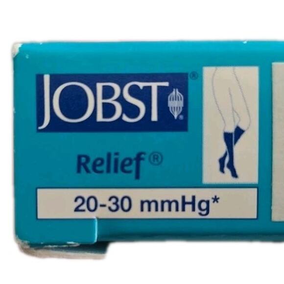 JOBST Relief 20-30mmHg*, Firm Compression Knee High Socks Sz. Large, Beige, New - Picture 6 of 10